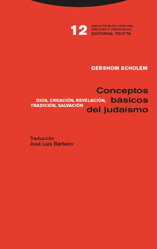 Conceptos Basicos Del Judaismo - Scholem,gershom