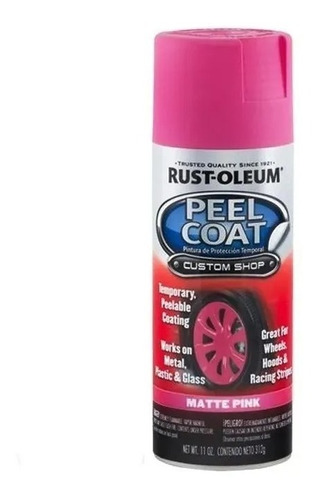 Aerosol Removible Auto Peel Coat Rust Oleum Rosa Mate 312g