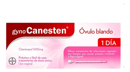 Gynocanesten Ovulo 500 Mg Caja X 1 Ovulos