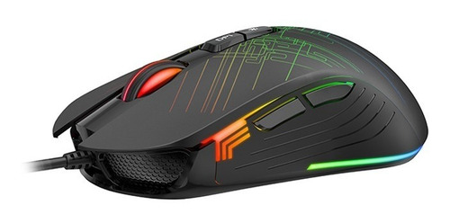 Mouse Gamer Rgb 4800dpi 7 Botones Programable Havit Ms1019
