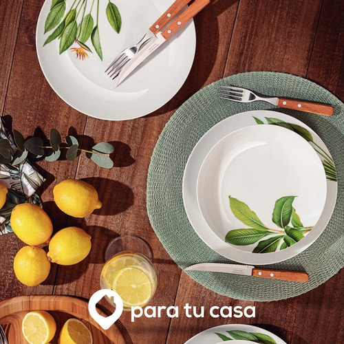 Imagen 3 de 10 de 12 Cuchillos Mesa Mango Madera Dynamic Tramontina