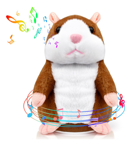 Juguete Adorable Mímica Pet Hablan Talking Hamster Record Ra