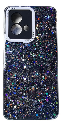 Carcasa Para Motorola G84 Brillo Glitter Incluye Pop Socket
