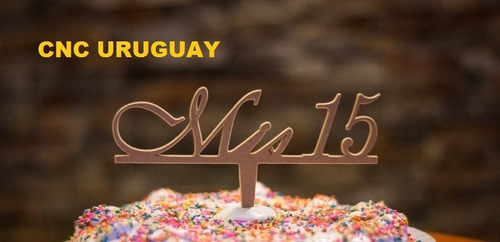 Imagen 3 de 3 de Topper Para Torta - Primer Año - Letras Decorativas