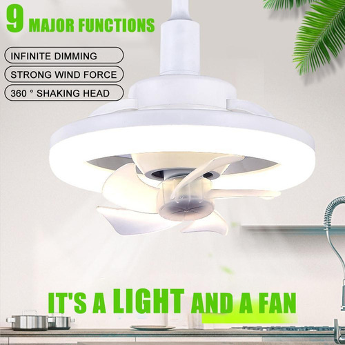 Lámpara De Ventilador Moderna Para Oficina En Casa