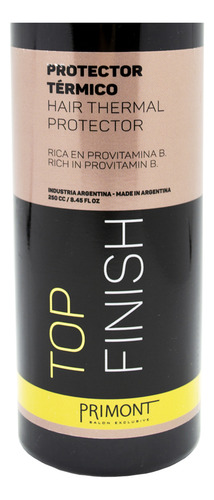 Primont Top Finish Protector Térmico Hidratante 250cc Local