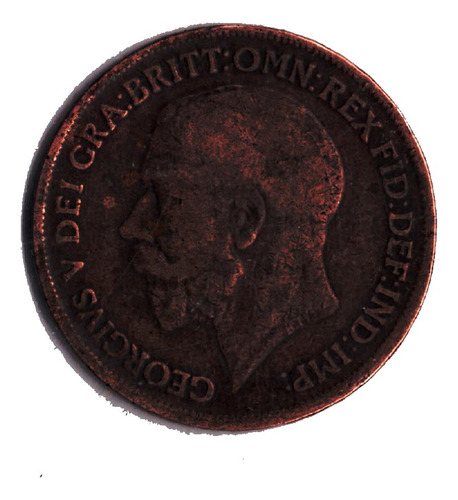Moneda One Penny 1918 Georgivs Vi