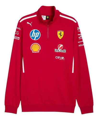 Sudadera Ferrari Medio Cierre 2025