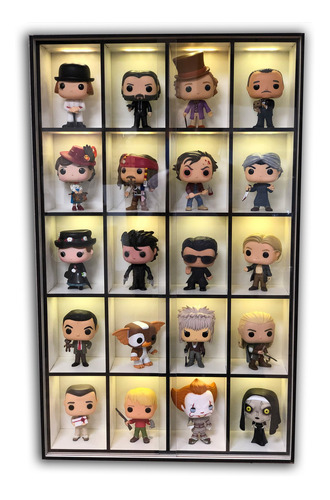 Estante Expositor Funko Pop Iluminado 20 Nichos Easy