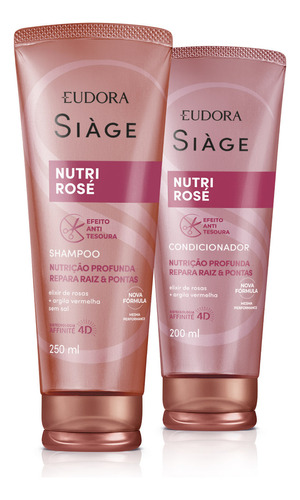 Kit Siàge Nutri Rosé Shampoo + Condicionador
