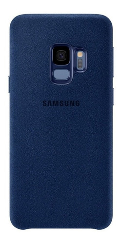 Samsung Alcantara Cover Para Galaxy S9 Normal Azul