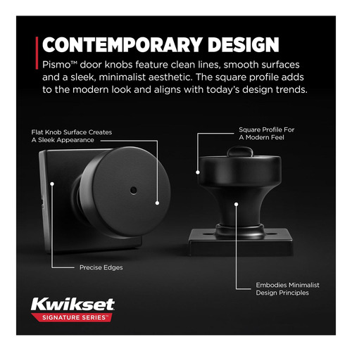 Kwikset Pismo Pistor Piembre Puerta De Puerta Con Canación,