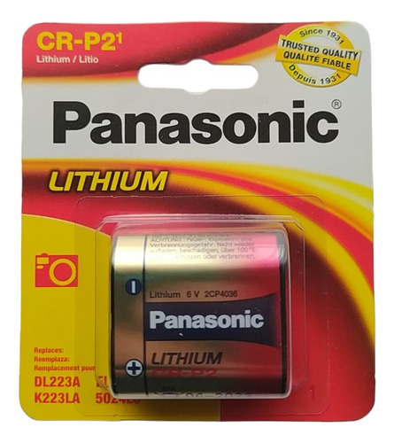 Batería Crp2 De Litio Panasonic Original 6v 