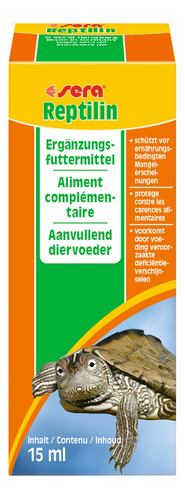 Vitaminas Para Tortuga De Agua Y Reptiles Sera Reptilin 15ml