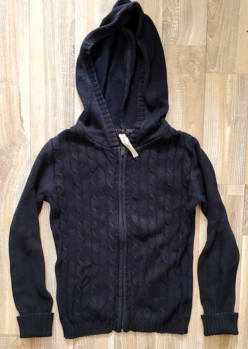 Sweater Cherokee Usa Niños Talle 7-8 Negro