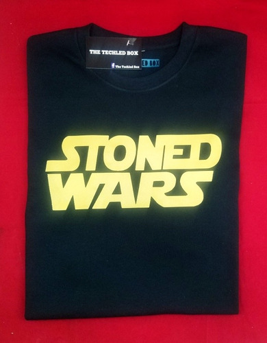 Playera Marca The Techled Box. Modelo: Stoned Wars. 