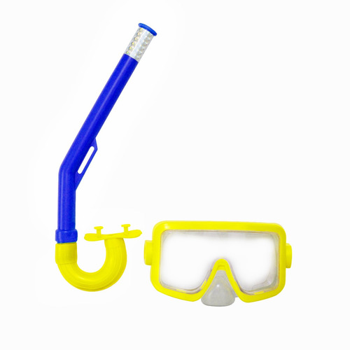 Equipo Kit Snorkel Mascara Antiparras Tubo Playa Pileta Niño