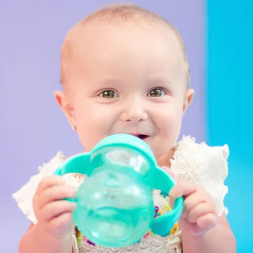 Nuby Botella Tritan 3 Etapas, Grow With Me, Sin Derrames