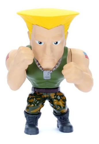 Boneco Guile - Street Fighter - Metals Die Cast M306 Dtc