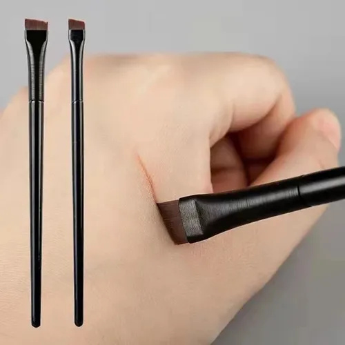 Brochas De Maquillaje Brocha Delgada Y Angular Para Cejas
