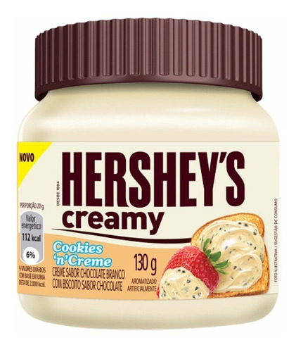 Dulce Chocolate Brasileño Importado Hersheys® Creamy, Crema