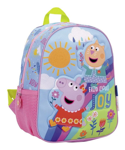 Mochila Escolar Infantil Jardin Espalda 12' Peppa Pig 55405