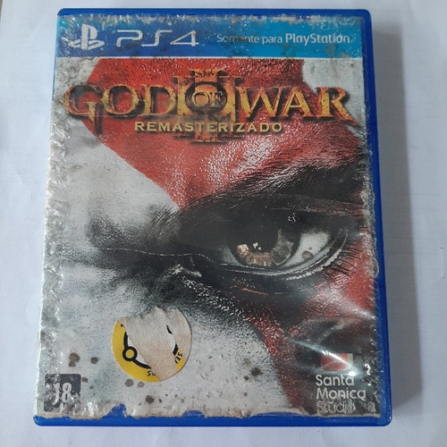 God Of War 3 Remaster Ps4 Mídia Física Original