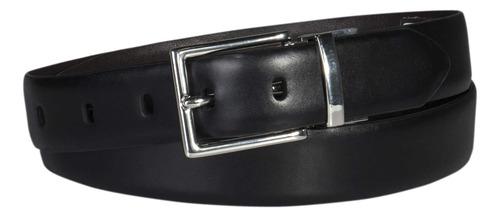 Cinturón Calvin Klein Reversible Para Mujer, Color Negro/mar