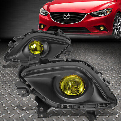 For 14-16 Mazda 6 Amber Lens Front Bumper Driving Fog Li Oad