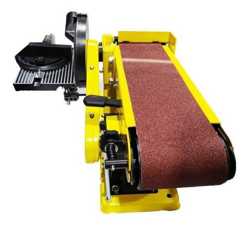 Lijadora de disco Barovo LBC375 amarilla 50Hz 375W 220V