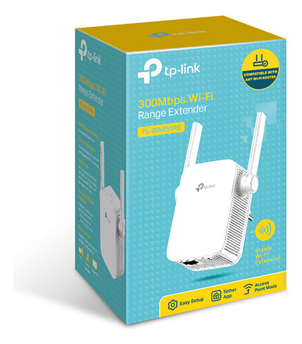 Extensor De Cobertura Wifi Tp-link Tl-wa855re 300mbps