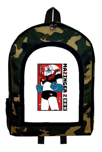 Mochila Camuflada Mazinger Z Modelo 26