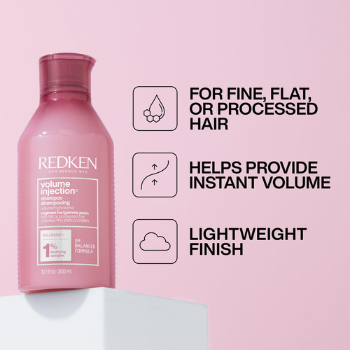 Champú Redken Volume Injection Para Cabello Fino 1l