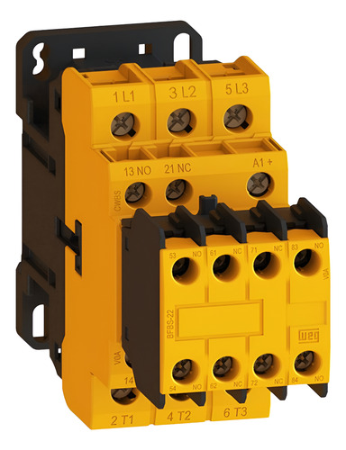 Contator De Segurança 32a 24vcc 3na+3nf Cwbs32-33-30c03 Weg