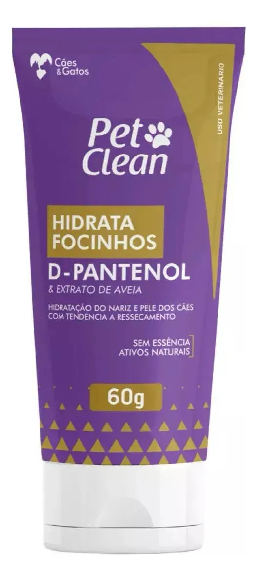 Pet Clean Hidratante Creme Focinhos Cães e Gatos Cachorros