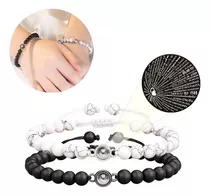 Comprar Pulseras Para Parejas Joyeria Mujer Hombres Novios Color Negro/blanco