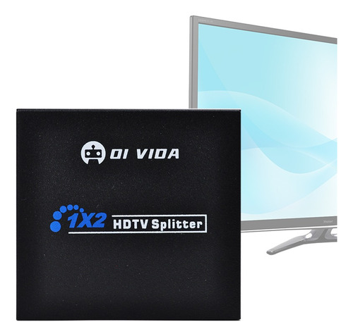 Divisor Hdmi Splitter 1x2 Full Hd 1080p Multifunçõe Original