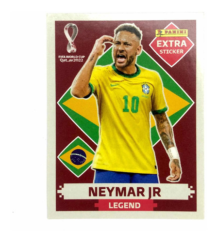 Neymar Jr. Base - Extra Sticker Panini Qatar 2022 Legend