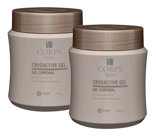 Paquete 2 Gel Reductor De Tallas Cryoactive Modelador Hnd