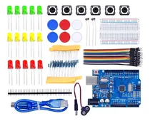 Comprar Kit Componentes De Electrónica Compatible Arduino Uno R3