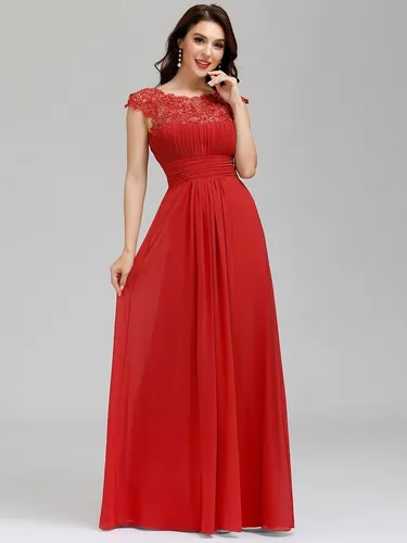 Vestido rojo largo elegante sales