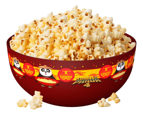 Balde Pipoca Kung Fu Panda 4 Grande Colecionável Oferta