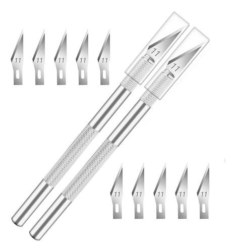 Cutter Bisturi Escalpelo Cuchilla Navaja Exacto X 2 Kit