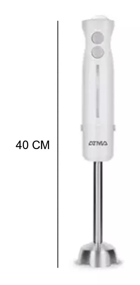 Licuadora Minipimer Atma Blanca Lm8530p Con Batidor