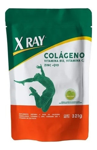 X Ray Colágeno Vitamina B12 Vitamina C Zinc Y Q10 Polvo 321g
