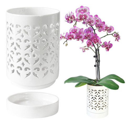 Macetas Para Orquídeas I9 Con Agujeros, Jarrón De Cerámica P