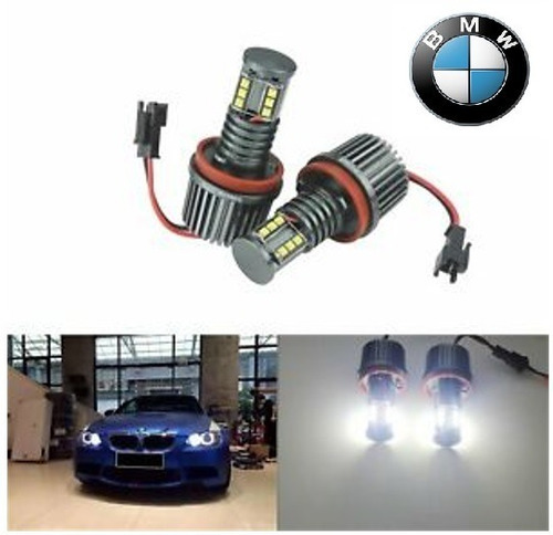 Imagen 8 de 10 de Lámpara Led Ojo De Ángel Bmw S1,3,5 6000k Blanco Canbus 120w