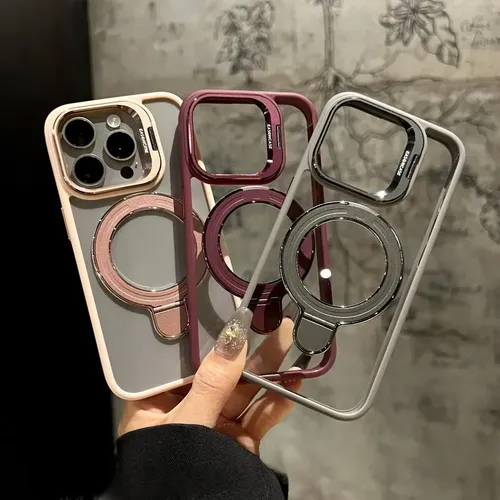 Luxury Magnetic Case With Metal Ring Holder For | MercadoLivre