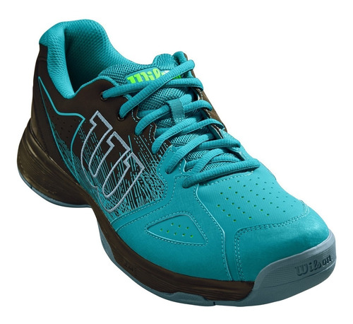 Zapatillas Wilson Tenis Padel Kaos Stroke Hombre Suela Clay Polvo Cemento Paddle Tennis