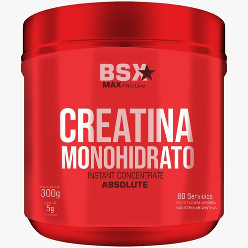 Creatina Monohidrato Bsx Nutrition 300gr